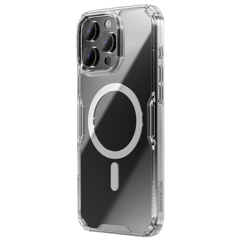 Etui MagSafe do Apple iPhone 16 Pro Max, Nillkin, Nature Pro, Przezroczyste
