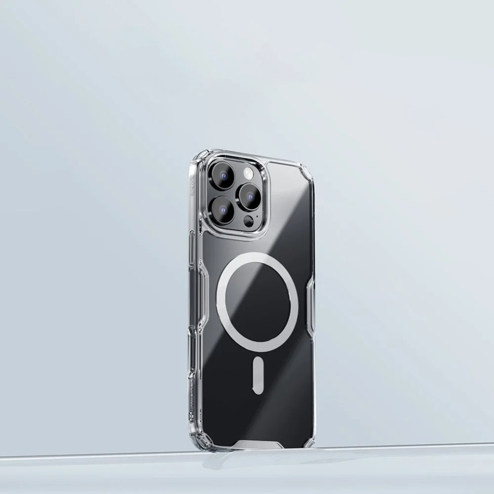 Etui MagSafe do Apple iPhone 16 Pro Max, Nillkin, Nature Pro, Przezroczyste