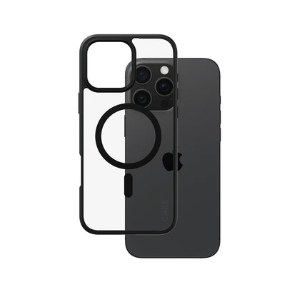 Etui MagSafe dla Apple iPhone 16 Pro Max, PanzerGlass, Care Urban Combat, Czarne Przezroczyste