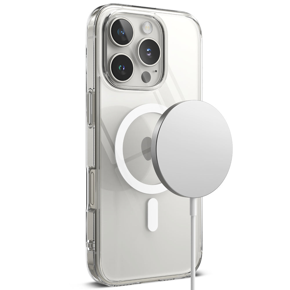 Etui MagSafe do Apple iPhone 16 Pro Max, Ringke, Fusion, Przezroczyste