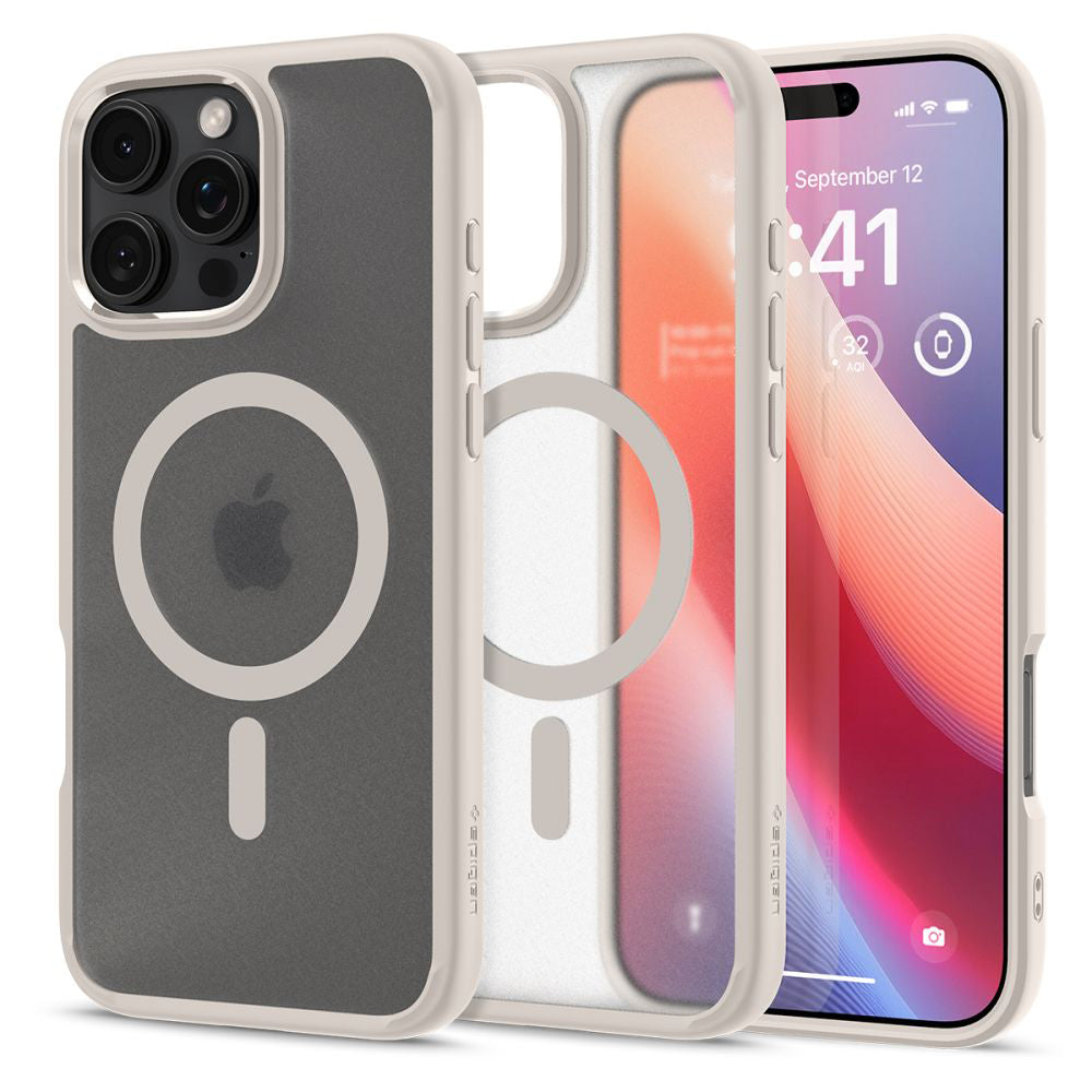 Etui MagSafe dla Apple iPhone 16 Pro Max, Spigen, Ultra Hybrid, Satynowy Brąz ACS08382