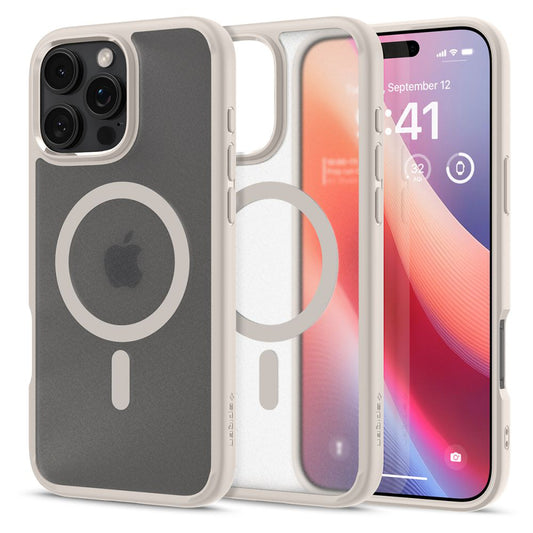 Etui MagSafe dla Apple iPhone 16 Pro Max, Spigen, Ultra Hybrid, Satynowy Brąz ACS08382