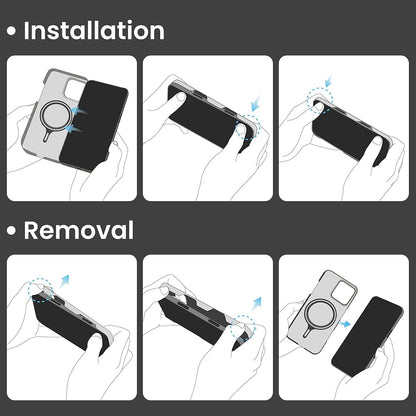 Etui MagSafe do Apple iPhone 16 Pro Max, Techsuit, Włókno aramidowe, Czarny