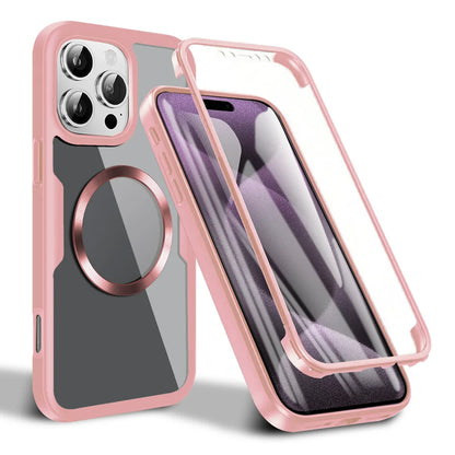 Etui MagSafe do Apple iPhone 16 Pro Max, Techsuit, ColorVerse 360, Różowe