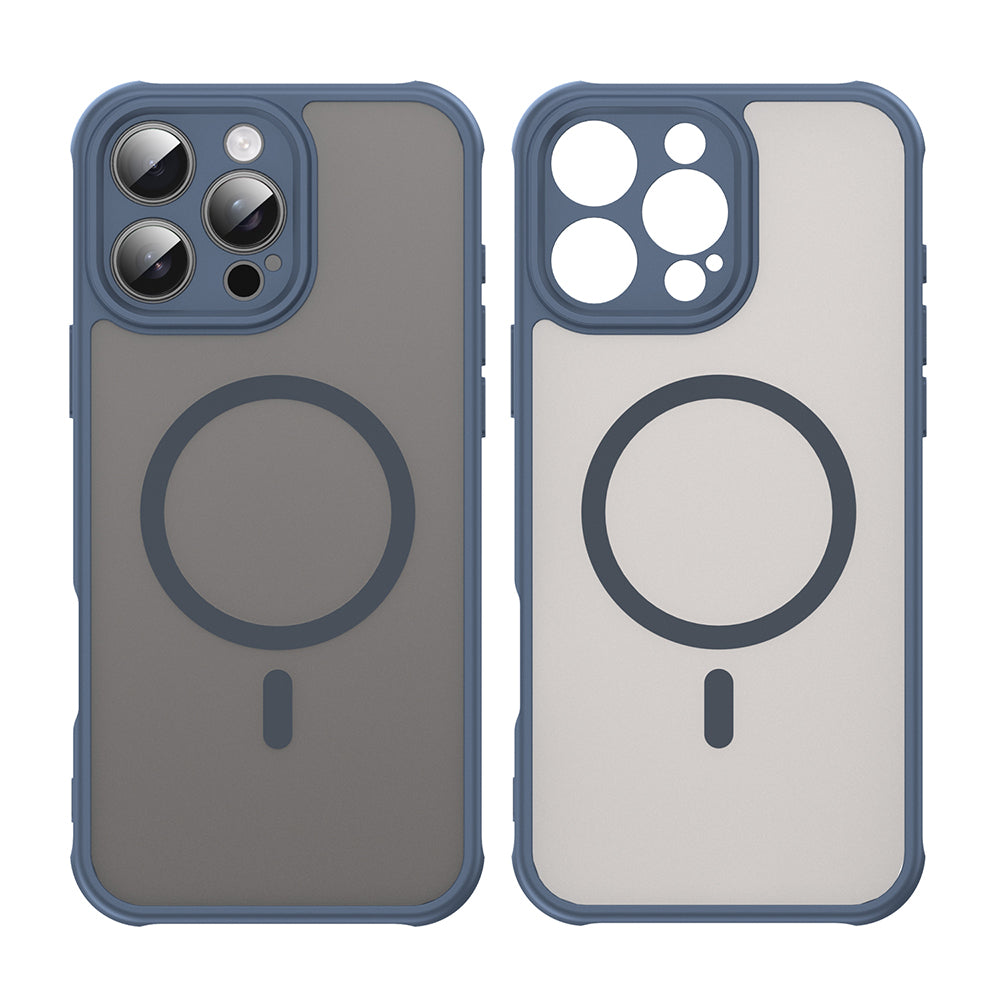 Etui MagSafe do Apple iPhone 16 Pro Max, Techsuit, HaloFrost II, Granatowy