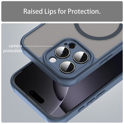 Etui MagSafe do Apple iPhone 16 Pro Max, Techsuit, HaloFrost II, Granatowy