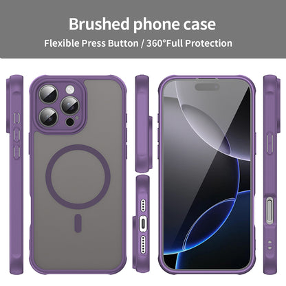 Etui MagSafe do Apple iPhone 16 Pro Max, Techsuit, HaloFrost II, Fioletowy