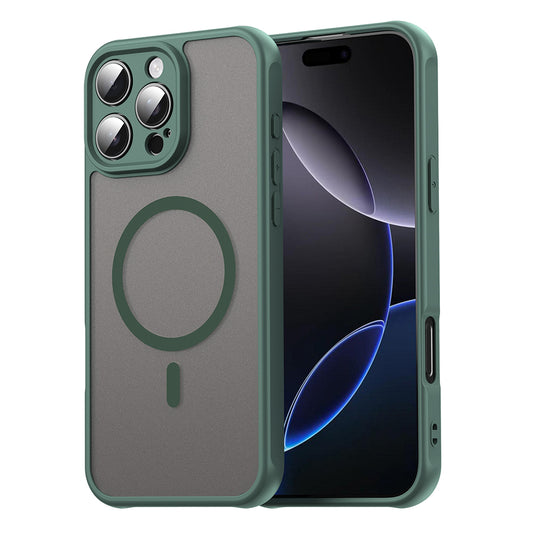 Etui MagSafe do Apple iPhone 16 Pro Max, Techsuit, HaloFrost II, Zielony