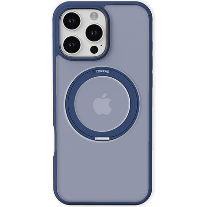 Etui MagSafe dla Apple iPhone 16 Pro Max, Torras, Ostand Pro, Granatowy