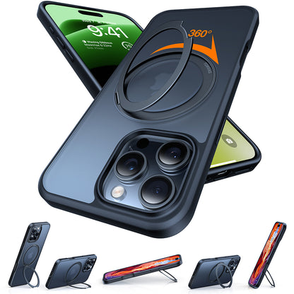 Etui MagSafe dla Apple iPhone 16 Pro Max, Torras, Ostand Pro, Czarne