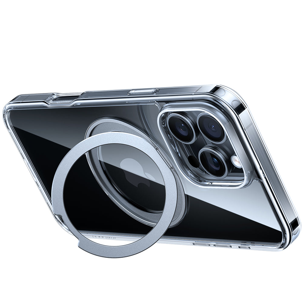 Etui MagSafe dla Apple iPhone 16 Pro Max, Torras, Ostand Pro, Przezroczyste