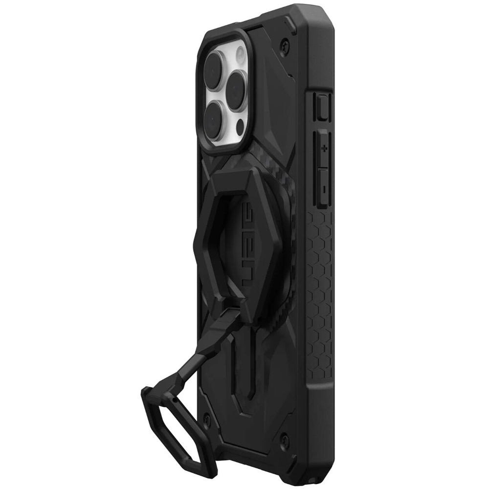 MagSafe Case for Apple iPhone 16 Pro Max, Urban Armor Gear, Monarch Pro Carbon Bundle, Black