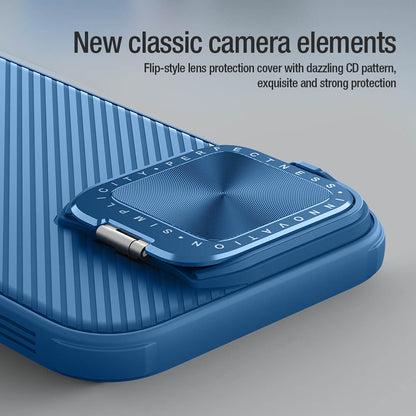 Etui MagSafe do Apple iPhone 16 Pro, Nillkin, CamShield Prop, Niebieskie