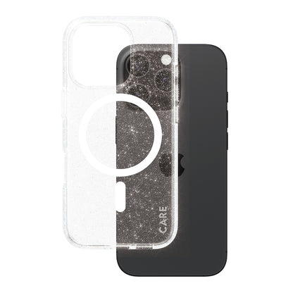 Etui MagSafe dla Apple iPhone 16 Pro, PanzerGlass, Care Urban Combat Star Lit, Przezroczyste Białe