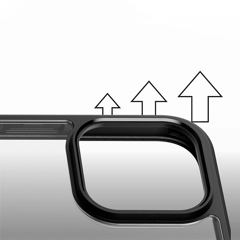 Etui MagSafe dla Apple iPhone 16 Pro, PanzerGlass, Frame, Czarne Przezroczyste