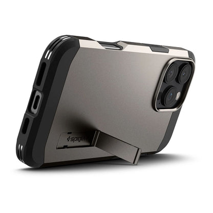 Etui MagSafe dla Apple iPhone 16 Pro, Spigen, Tough Armor, Szare ACS08145