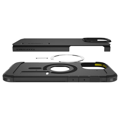 Etui MagSafe do Apple iPhone 16 Pro, Spigen, Tough Armor, czarne ACS08146