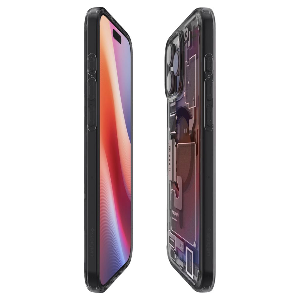 Etui MagSafe dla Apple iPhone 16 Pro, Spigen, Ultra Hybrid Zero One, Matowe Czarne ACS08135