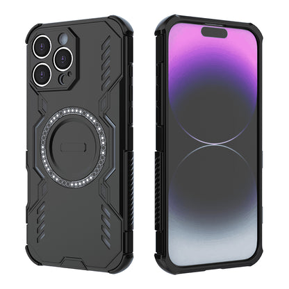 Etui MagSafe do Apple iPhone 16 Pro, Techsuit, ArmorMag, czarne