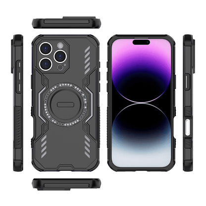 Etui MagSafe do Apple iPhone 16 Pro, Techsuit, ArmorMag, czarne