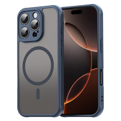 Etui MagSafe do Apple iPhone 16 Pro, Techsuit, HaloFrost II, Granatowy