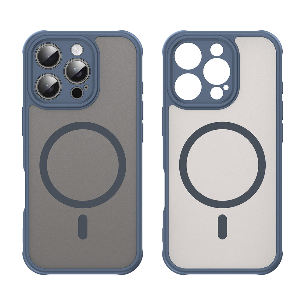 Etui MagSafe do Apple iPhone 16 Pro, Techsuit, HaloFrost II, Granatowy