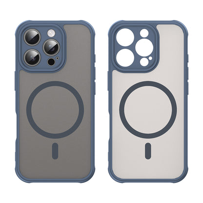 Etui MagSafe do Apple iPhone 16 Pro, Techsuit, HaloFrost II, Granatowy
