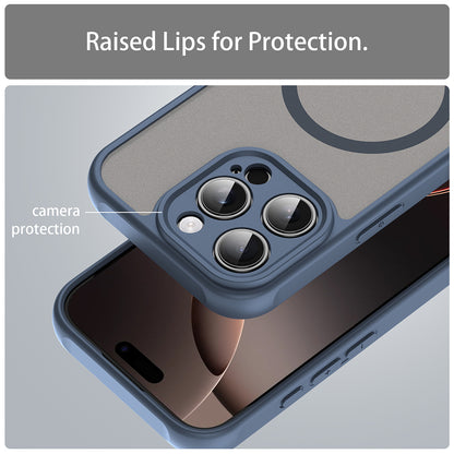 Etui MagSafe do Apple iPhone 16 Pro, Techsuit, HaloFrost II, Granatowy
