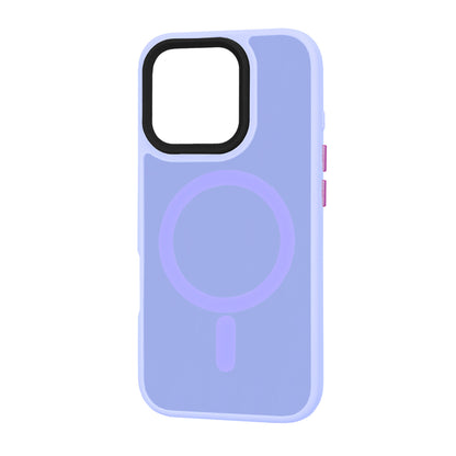 Etui MagSafe do Apple iPhone 16 Pro, Techsuit, HaloFrost, Jasny Fiolet