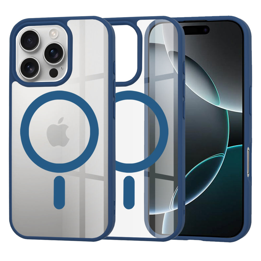 Etui MagSafe do Apple iPhone 16 Pro, Techsuit, Pro, Niebieskie