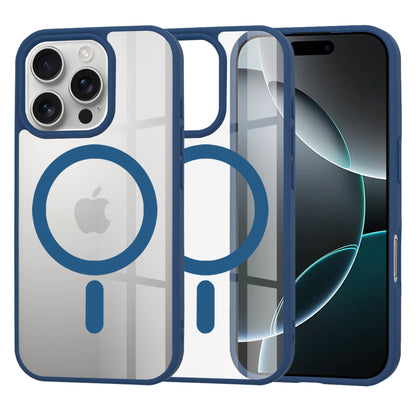 Etui MagSafe do Apple iPhone 16 Pro, Techsuit, Pro, Niebieskie