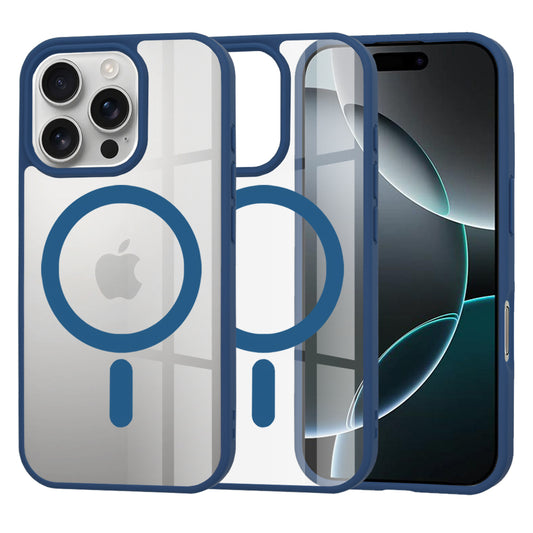 Etui MagSafe do Apple iPhone 16 Pro, Techsuit, Pro, Niebieskie