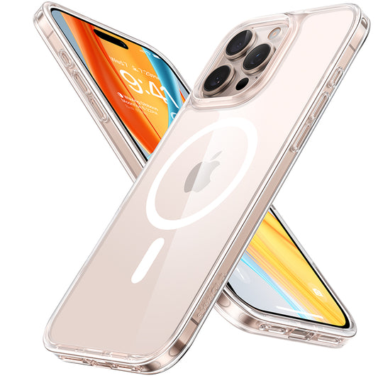 Etui MagSafe dla Apple iPhone 16 Pro, Torras, Diamond, Przezroczyste