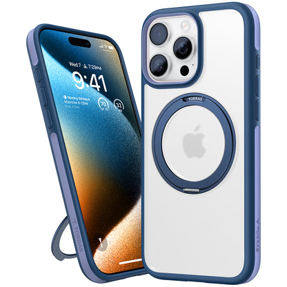 Etui MagSafe dla Apple iPhone 16 Pro, Torras, Ostand R Fusion, Granatowe