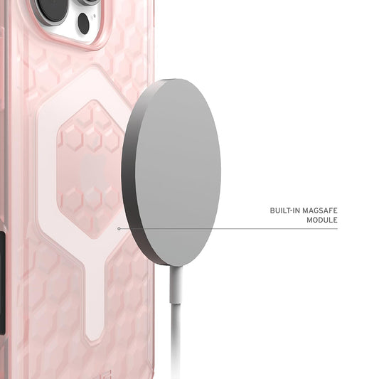 Etui MagSafe do Apple iPhone 16 Pro, Urban Armor Gear, Essential Armor, Różowe