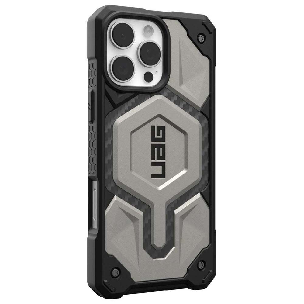 Etui MagSafe do Apple iPhone 16 Pro, Urban Armor Gear, Monarch Pro, Szary