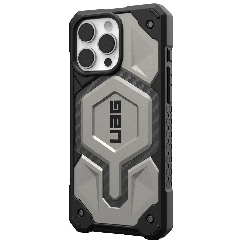 Etui MagSafe do Apple iPhone 16 Pro, Urban Armor Gear, Monarch Pro, Szary