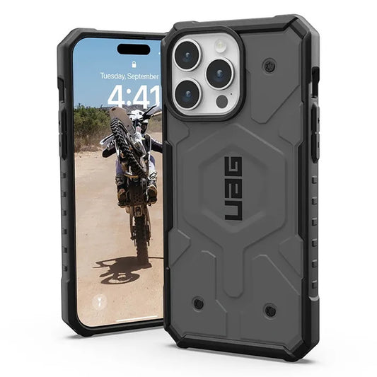 Etui MagSafe do Apple iPhone 16 Pro, Urban Armor Gear, Pathfinder, Srebrne
