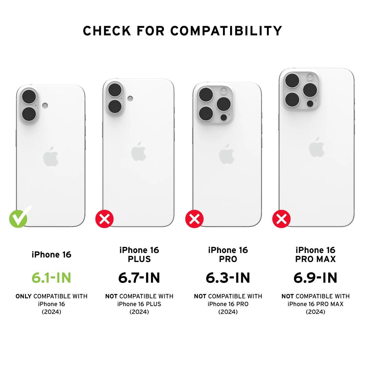 MagSafe Case for Apple iPhone 16 Pro, Urban Armor Gear, Pathfinder Clear, Transparent