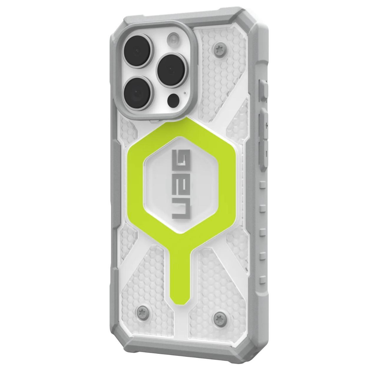 Etui MagSafe do Apple iPhone 16 Pro, Urban Armor Gear, Pathfinder Clear, Zielony