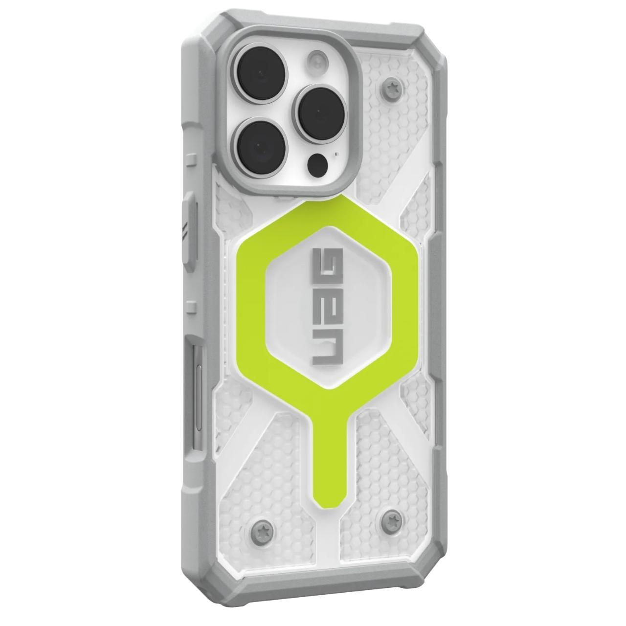 Etui MagSafe do Apple iPhone 16 Pro, Urban Armor Gear, Pathfinder Clear, Zielony