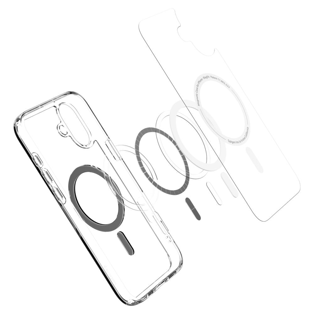 Etui MagSafe dla Apple iPhone 16, Spigen, Ultra Hybrid, Czarne ACS08206