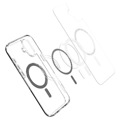 Etui MagSafe dla Apple iPhone 16, Spigen, Ultra Hybrid, Czarne ACS08206