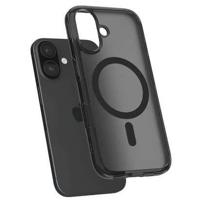 MagSafe Case for Apple iPhone 16, Spigen, Ultra Hybrid T, Satin Black ACS09074