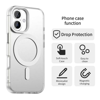Etui MagSafe do Apple iPhone 16, Techsuit, CandyCase, Białe