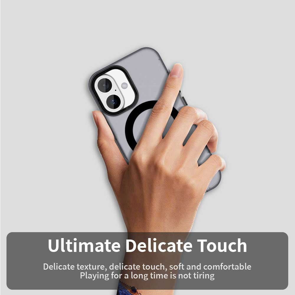 Etui MagSafe do Apple iPhone 16, Techsuit, CandyCase, Czarny