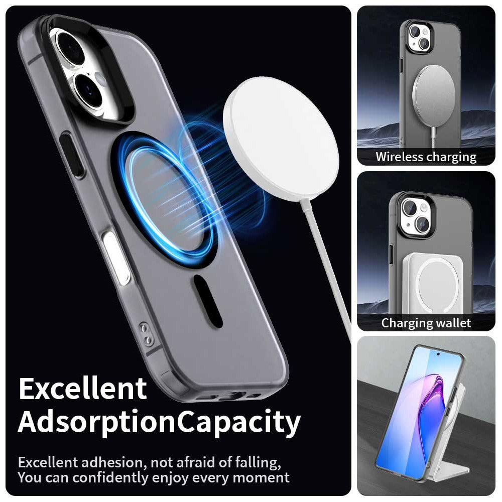 Etui MagSafe do Apple iPhone 16, Techsuit, CandyCase, Czarny