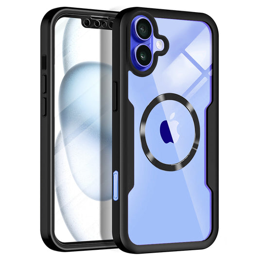 Etui MagSafe dla Apple iPhone 16, Techsuit, ColorVerse 360, Czarna