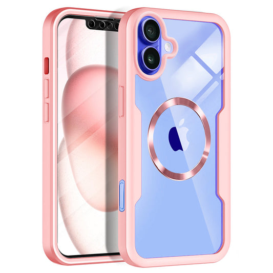 Etui MagSafe do Apple iPhone 16, Techsuit, ColorVerse 360, Różowe