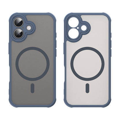 Etui MagSafe do Apple iPhone 16, Techsuit, HaloFrost II, Granatowy